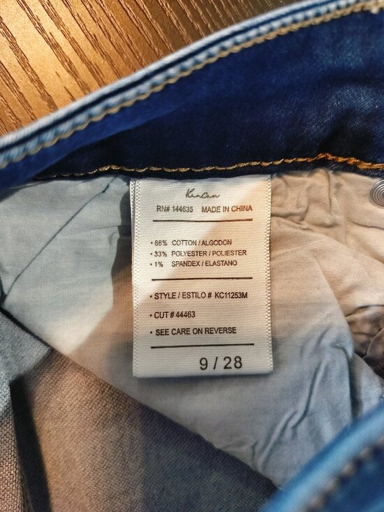 Kancan High Rise Skinny Jeans Size 9/28 Stretch Blue Denim Super Skinny Fit * - Picture 10 of 11